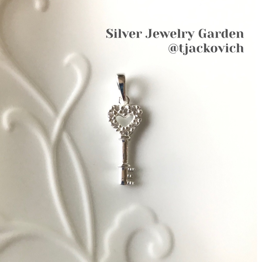 Key Sterling Silver Pendant